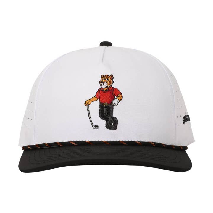 Tiger Black Golf Rope Hat for wholesale by Shank It Golf