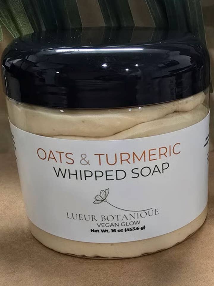 Sabonete Batido de Aveia e Açafrão 16 oz por atacado de Lueur Botanique