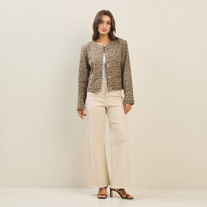 Leopard jacket for wholesale on Faire3