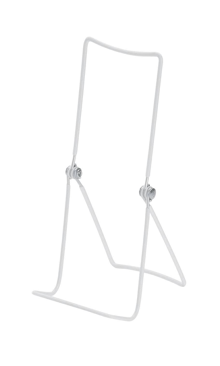 Store Supply Warehouse - Wholesale Easel - White Adjustable Vinyl Coated 3-Wire Easel  - Pack of 60