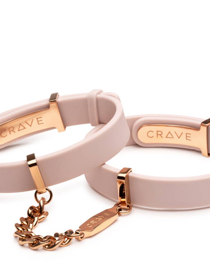 Manchette d'identification - rose/or rose pour la vente par Crave