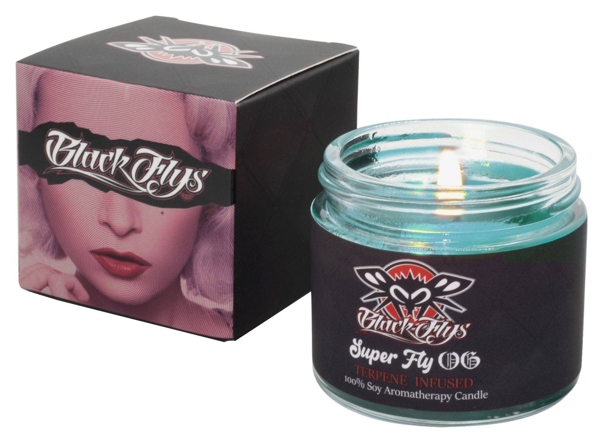 Black Flys Eyewear - Wholesale Jar/Filled Candle - Super Fly OG Candle0