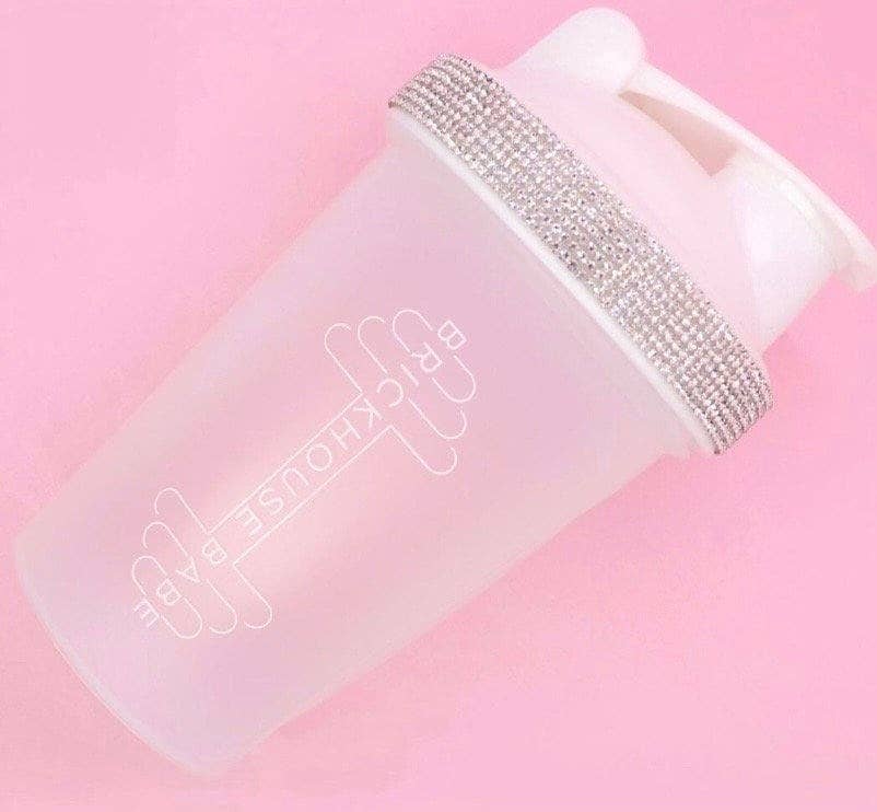 Brickhouse Babe LLC - Wholesale Waterfles - Glitter Fitness Shakerfles 400ml Eiwit Mixer2