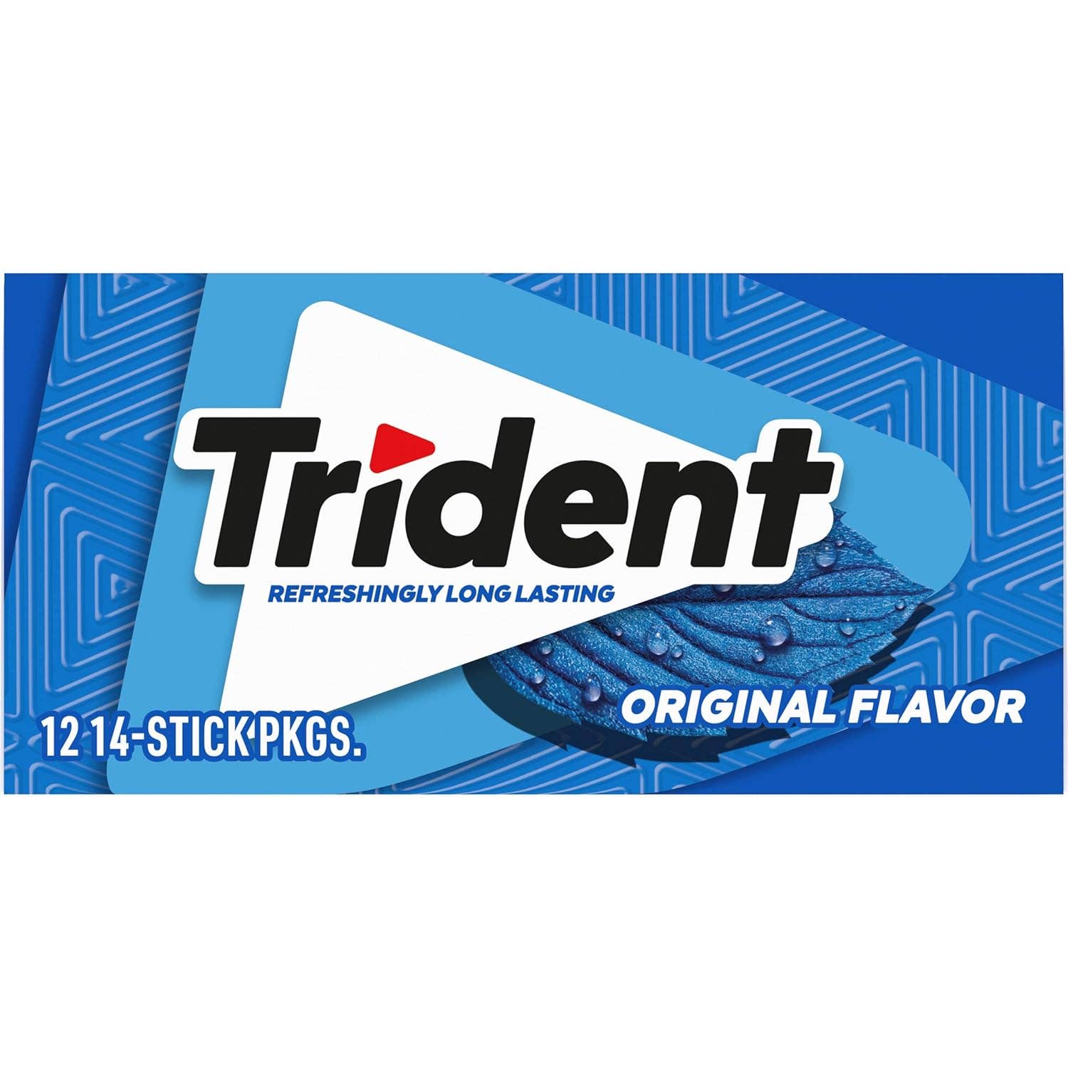 Snacky Candy - Vente Chewing-gums - Trident Saveur Originale 14 pcs 12 paquets2
