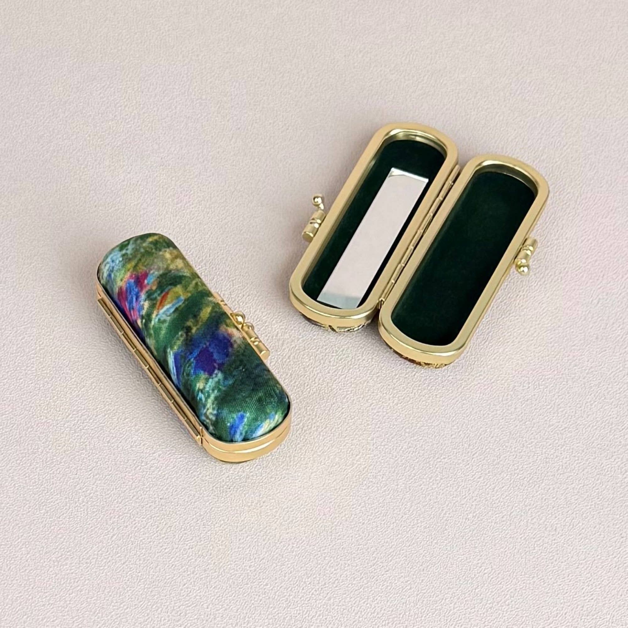 Cathayana - Wholesale Makeup Storage Box - Artist Painting Print Lipstick Case with Mirror3