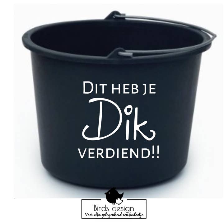 Bucket Du har tjänat mycket pengar! för wholesale av Birds design