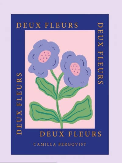 DEUX FLEURS BLUE for wholesale by Camilla Bergqvist