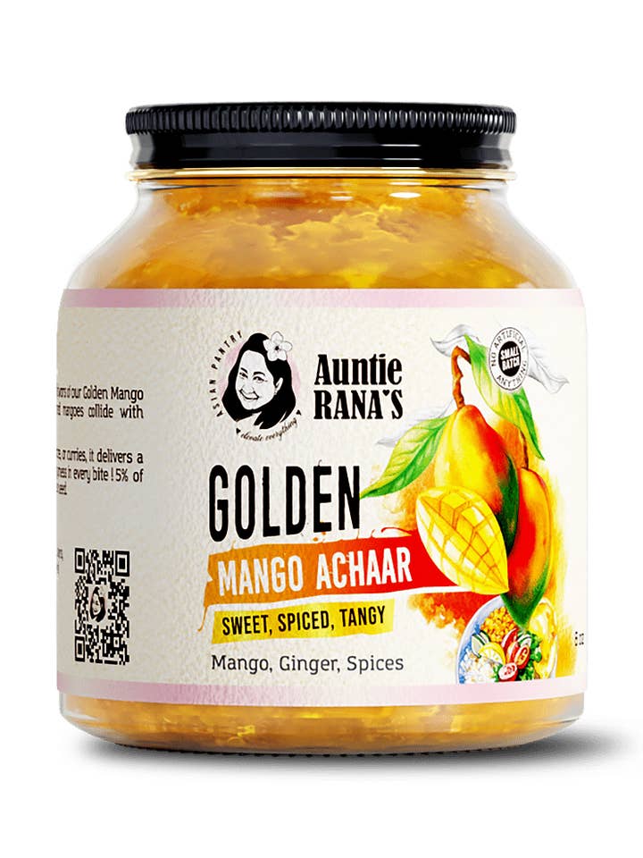 Golden Mango Achaar for wholesale by Auntie Rana's