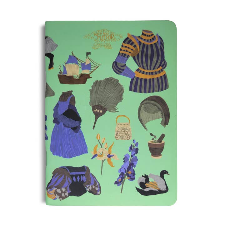 Mini diario del periodo Tudor con abito rosa rossa per la vendita all'ingrosso da parte di Untitled Union