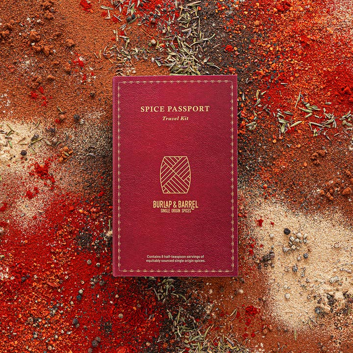 Burlap & Barrel - Wholesale Dried Spice Mix - Spice Passport - Spice Sampler - Gift - Travel Set - 6-Pack