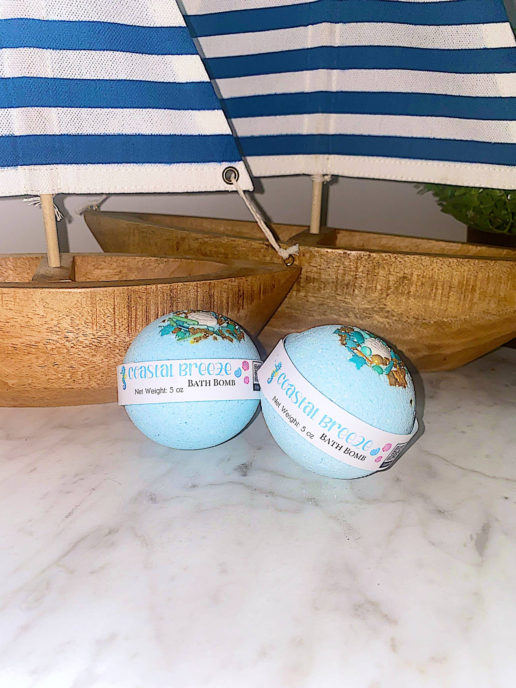 Mandatory Me Time - Wholesale Bath bomb/fizz - Coastal Breeze Bath Bomb Summer Spa Fizzy