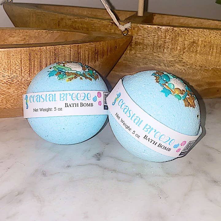 Mandatory Me Time - Wholesale Bath bomb/fizz - Coastal Breeze Bath Bomb Summer Spa Fizzy0