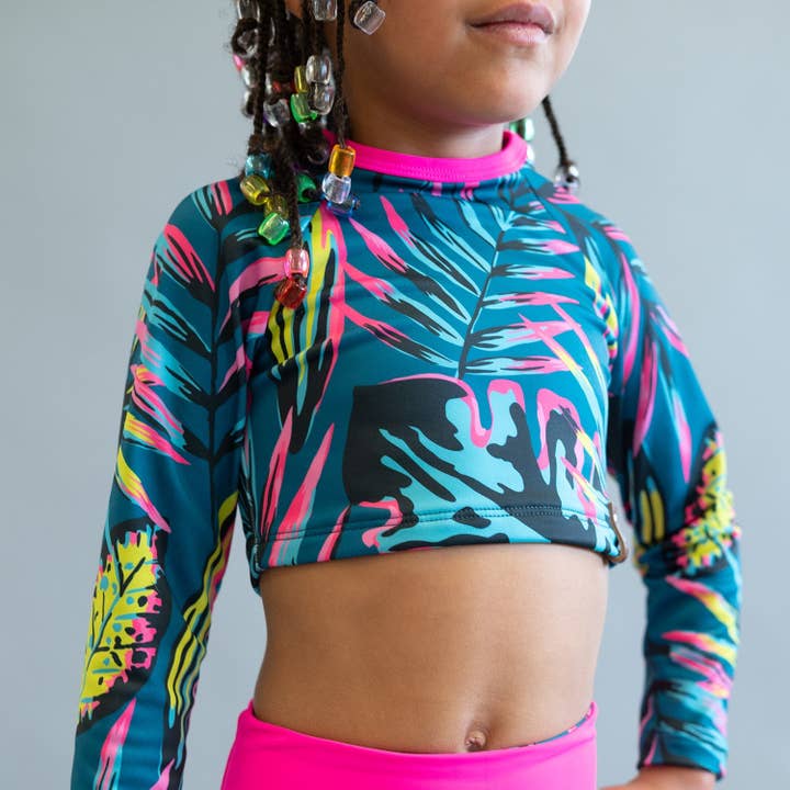 Hadley Rash Swim Top - Island party for wholesale by MINI Street