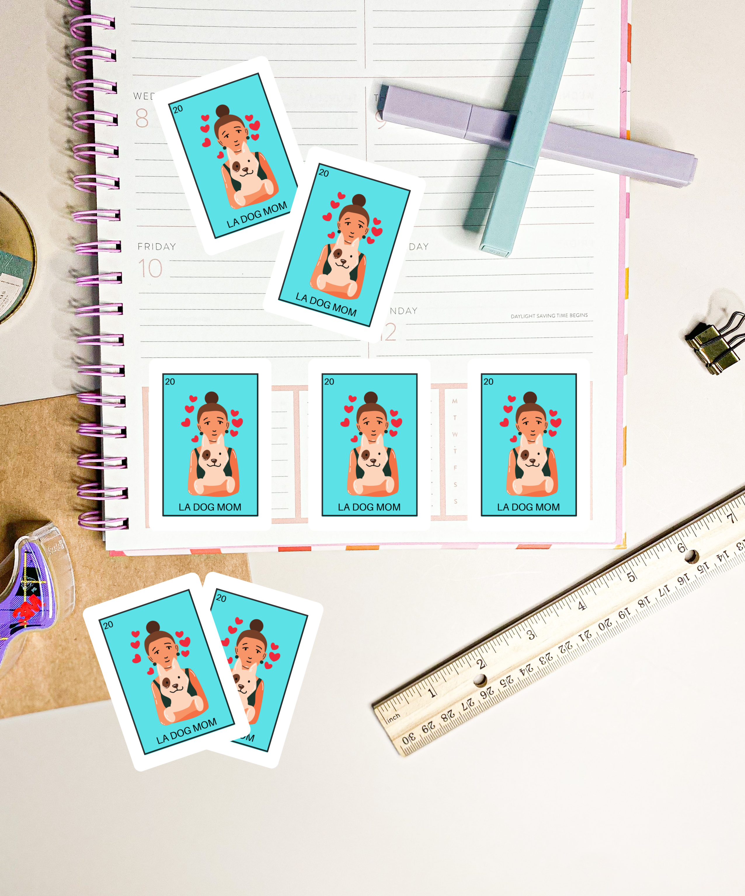 Gaec Studio - Wholesale Sticker - La dog mom loteria Sticker3