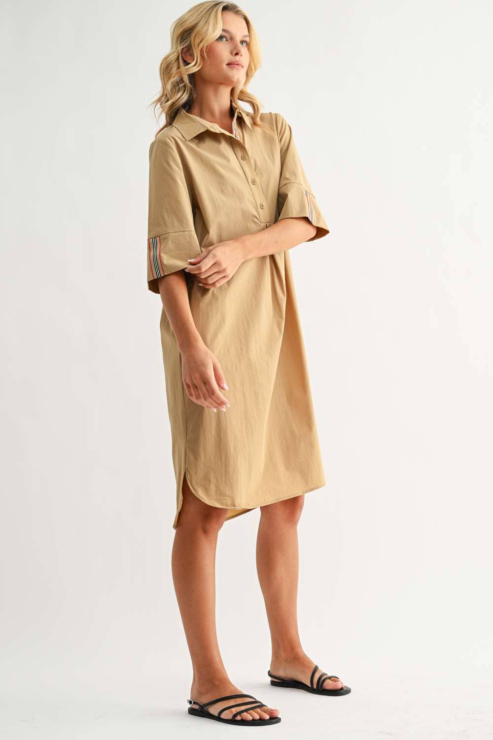 Joh Apparel - Wholesale Dress - Women's - Wendi Woven Tunic Dress47