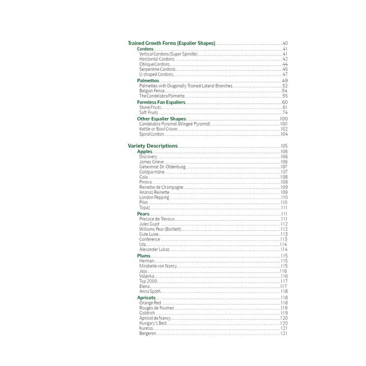 Schiffer Publishing - Venta al por mayor Hogar y jardín - Árboles frutales Espalier para pared, seto y pérgola3