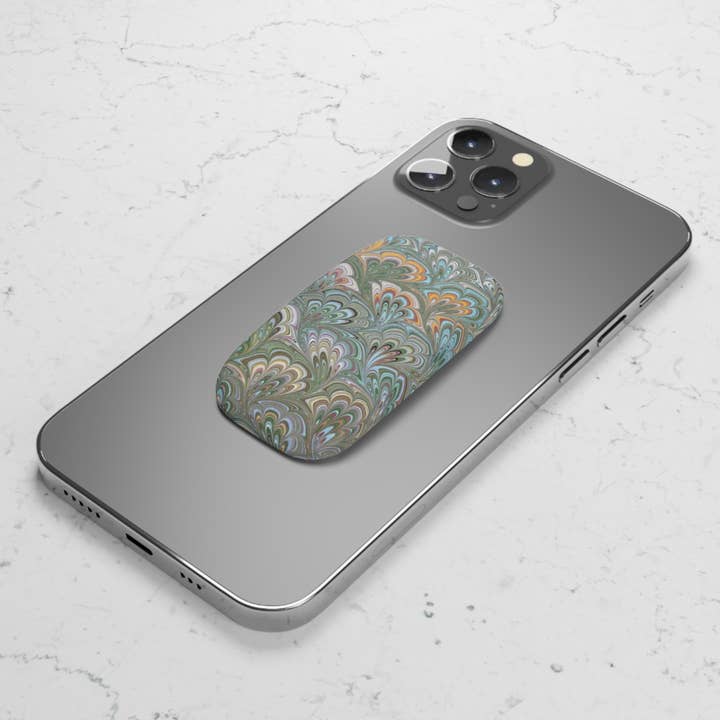 Thrive Creative - Wholesale Phone Grip - Phone Grip in Beautiful Italian Marbled Paper Designs 4