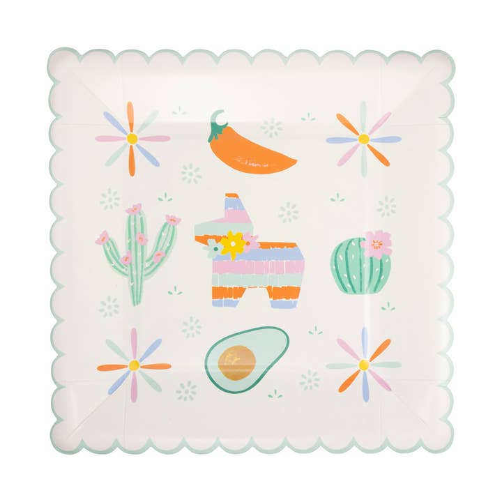 FST1140 - Fiesta Icons 8" Plate for wholesale by My Mind’s Eye