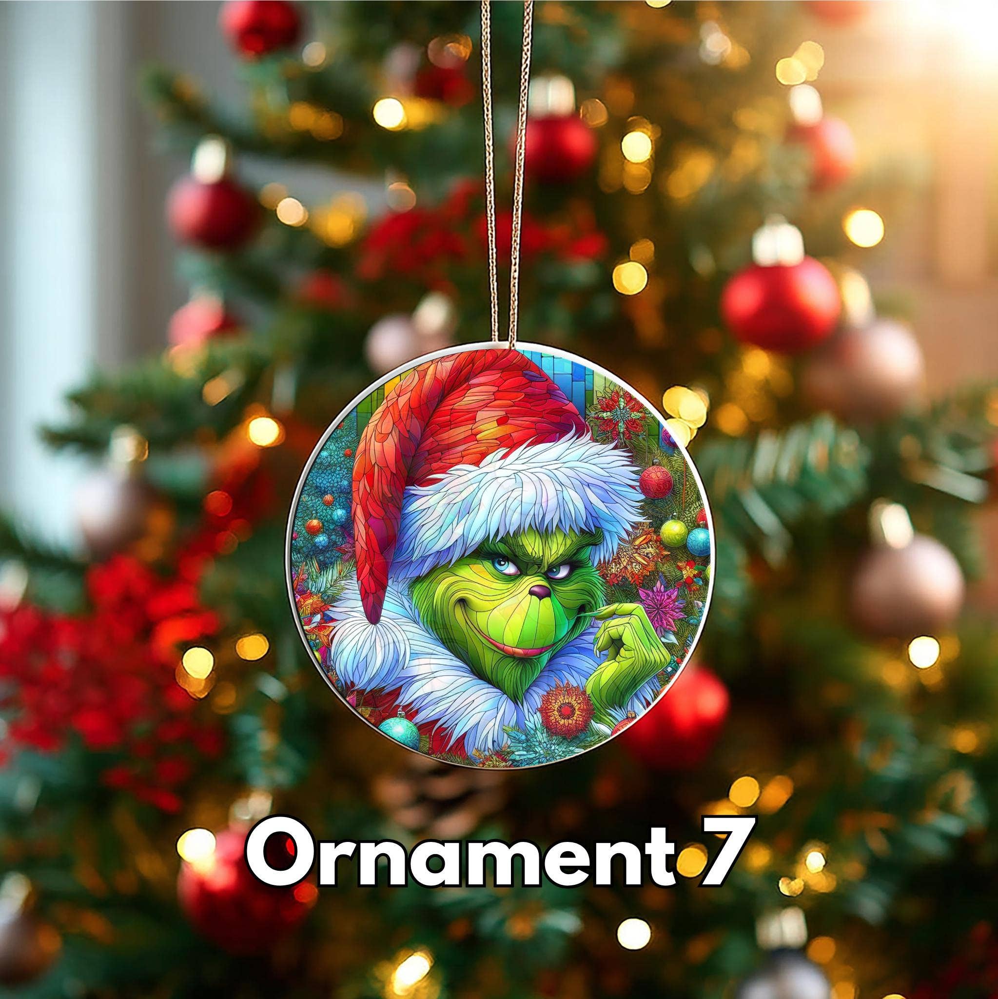 TMLECOM LTD - Wholesale Ornament - Xmas Grinch Ceramic Ornament, Christmas Tree Grinch Ornament6