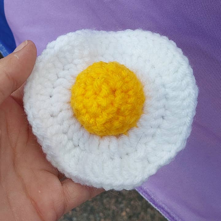 Glitter Ghost Clothing and Accessories - Wholesale Pet Toy - Cat - Fried Egg Catnip Toy - MADE TO ORDER1