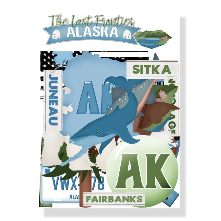 Alaska Collection Laser Cut Scrapbook Ephemera Embellishments by SSC Designs - 3 Packs for wholesale by SSC Wholesale