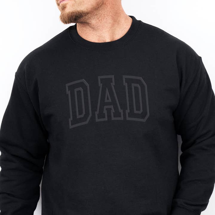 Dad Sweatshirt Crewneck Puff Print Fathers Day Gifts for wholesale by P E T I T R U E