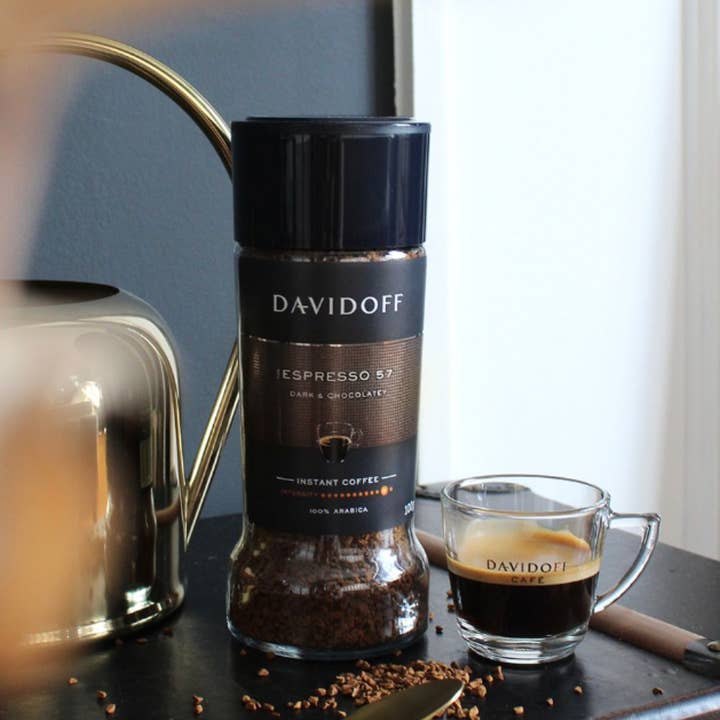 Enjoy Better Coffee & Tea - Wholesale Instant Coffee/Espresso - Davidoff Cafe Espresso 57 Instant Coffee 3.5oz/100g