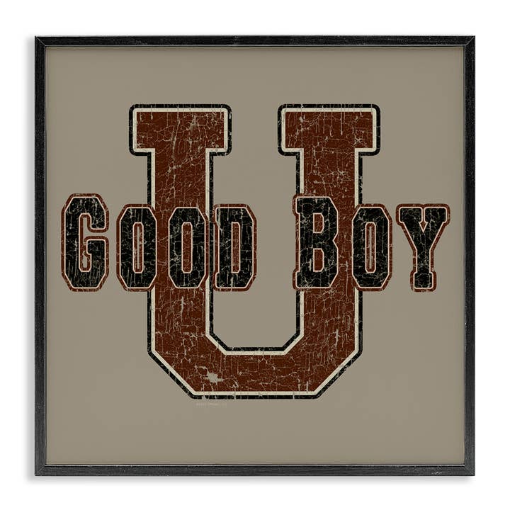 Good Boy U Vintage Framed Art for wholesale by Stupell Industries
