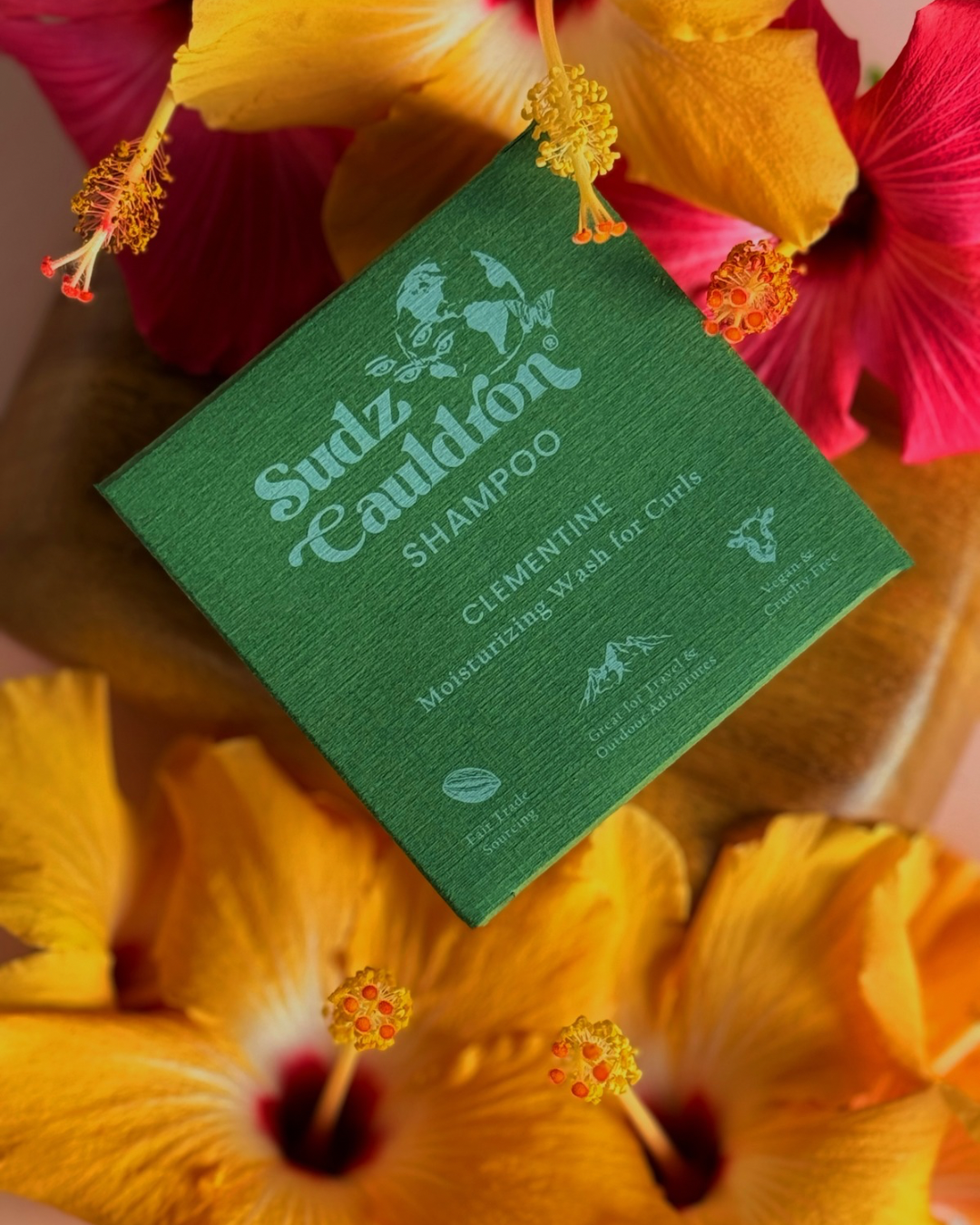 Sudz Cauldron - Wholesale Shampoo Puck/Solid Shampoo - Clementine Solid Shampoo Bar for Curls – Moisturizing Wash3