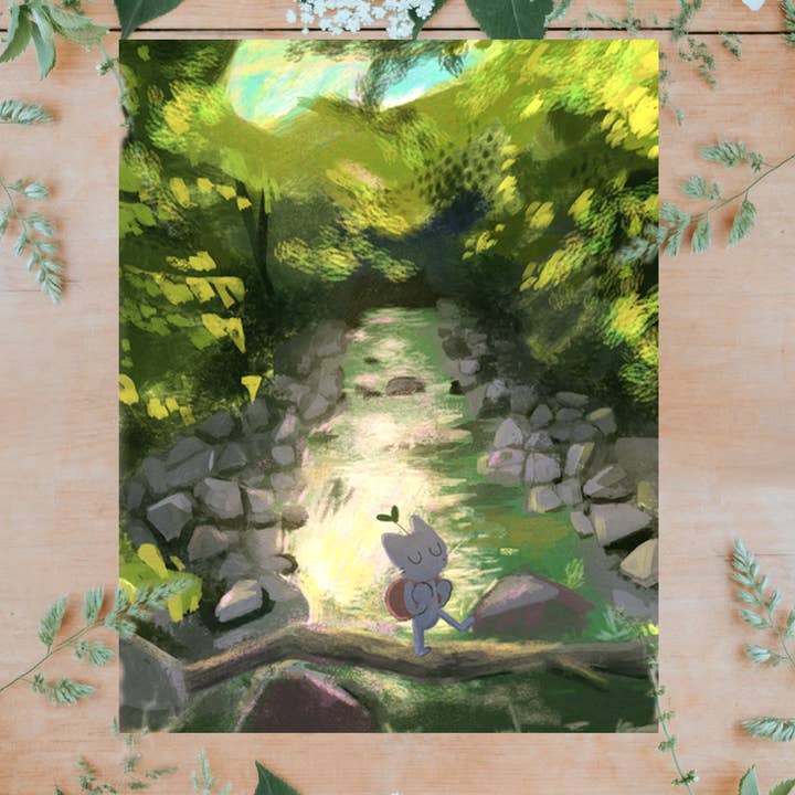 "Hike" 8.5 x 11 Print for wholesale by grapehoney