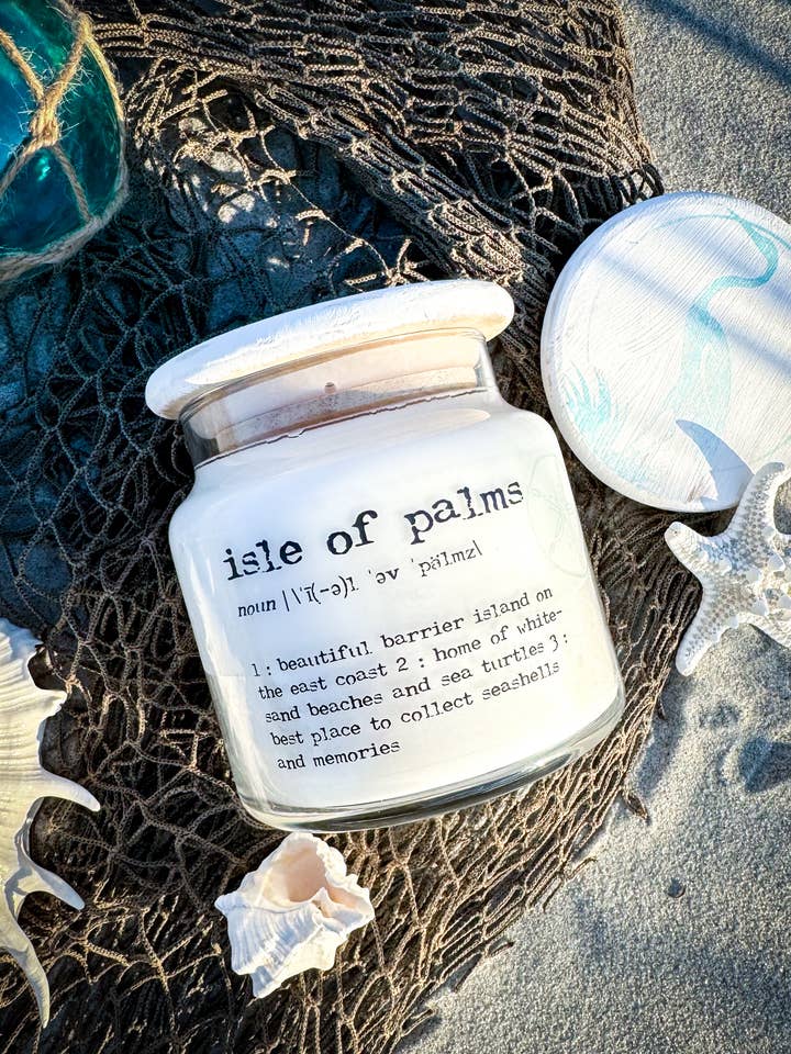 Isle of Palms Definition Apothecary Candle | Sea & Sky for wholesale by SAGE HERON CANDLE CO.