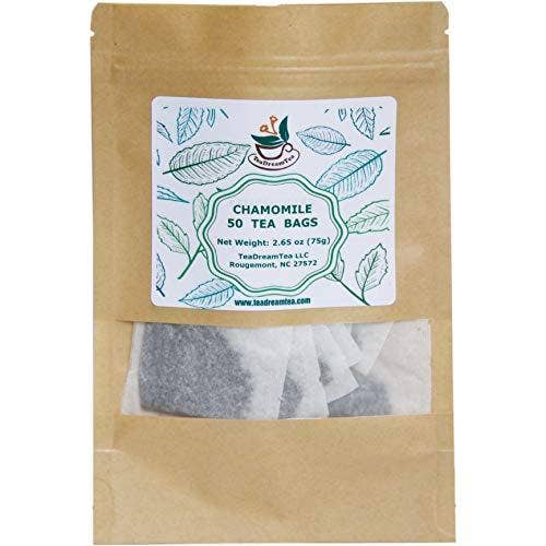 Chamomile Tea Bags Caffeine-Free For Relieving Stress for wholesale by TeaDreamTea