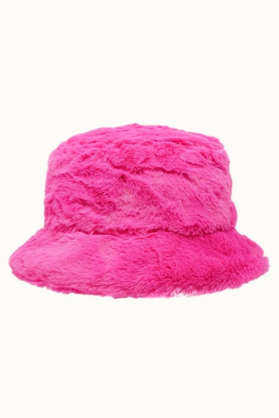 Olive & Pique - Wholesale Bucket Hat - Unisex - SABRE Faux Fur Fuzzy Textured Bucket Hat15