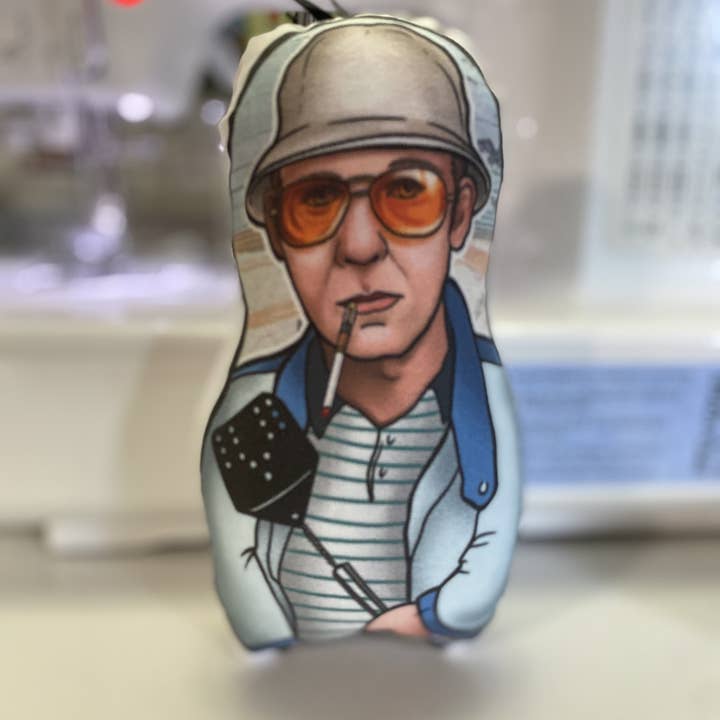 Hunter S Thompson Inspired Plush Doll or Ornament for wholesale by The Cuddle Cult