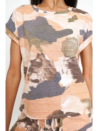 Mystree - Wholesale T-Shirt - Women's - 19132 Camo Print Top22