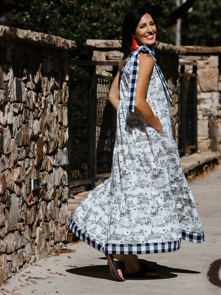 Blair Maxi Dress USC for wholesale by Pittypat's Clothing Co.