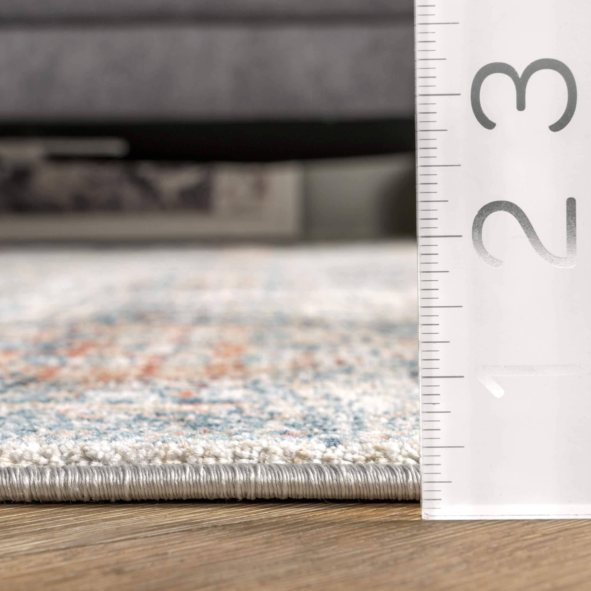 Gray Sara Distressed Tribal Motif Area Rug for wholesale on Faire1