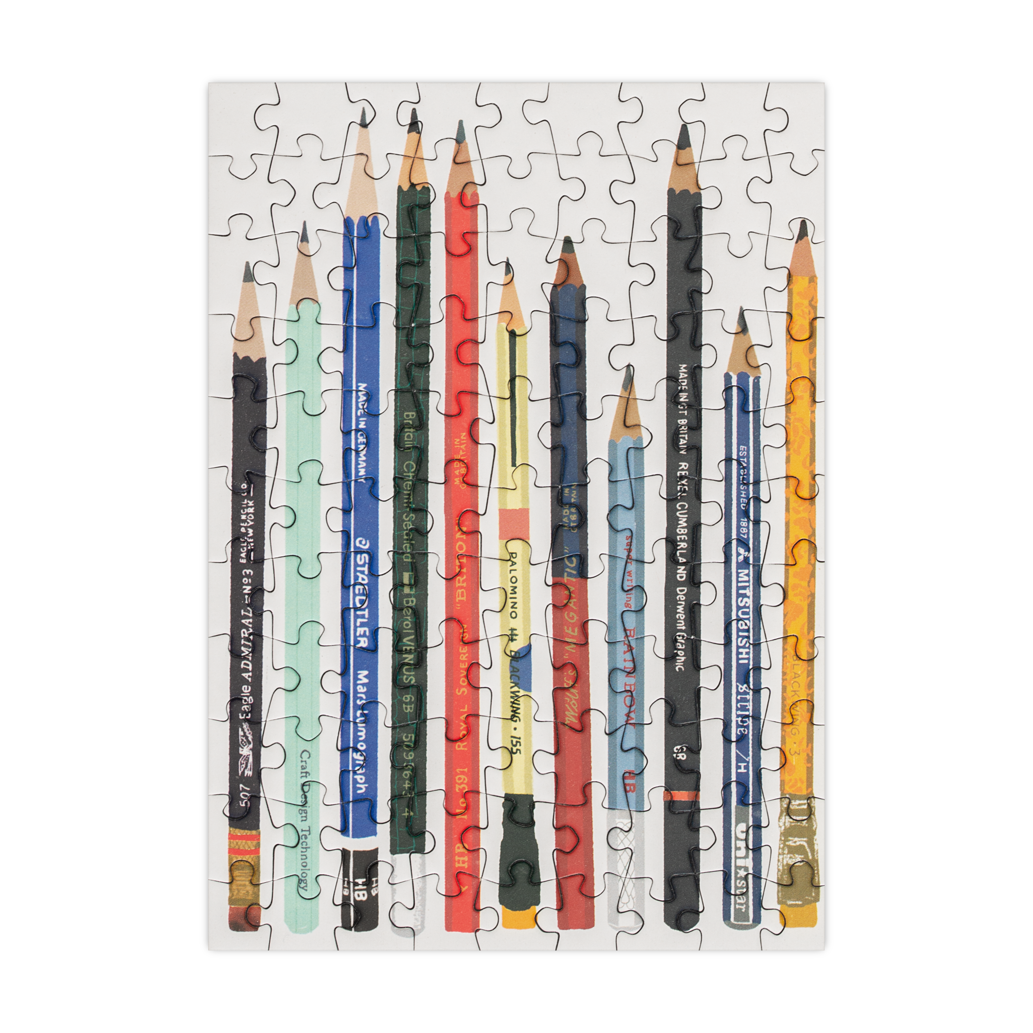 Happily Puzzles - Wholesale Puzzle - Adult - Pencils - 99 Piece Mini Jigsaw Puzzle1