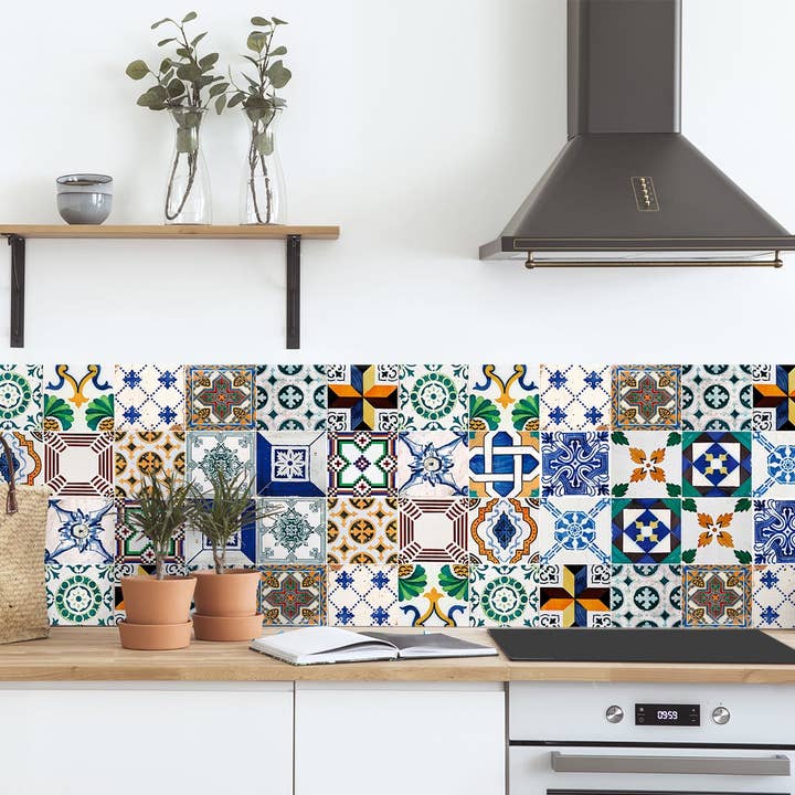 Keramik-Patchwork Fliesen mit Klebefläche für den Großhandel von Laroom