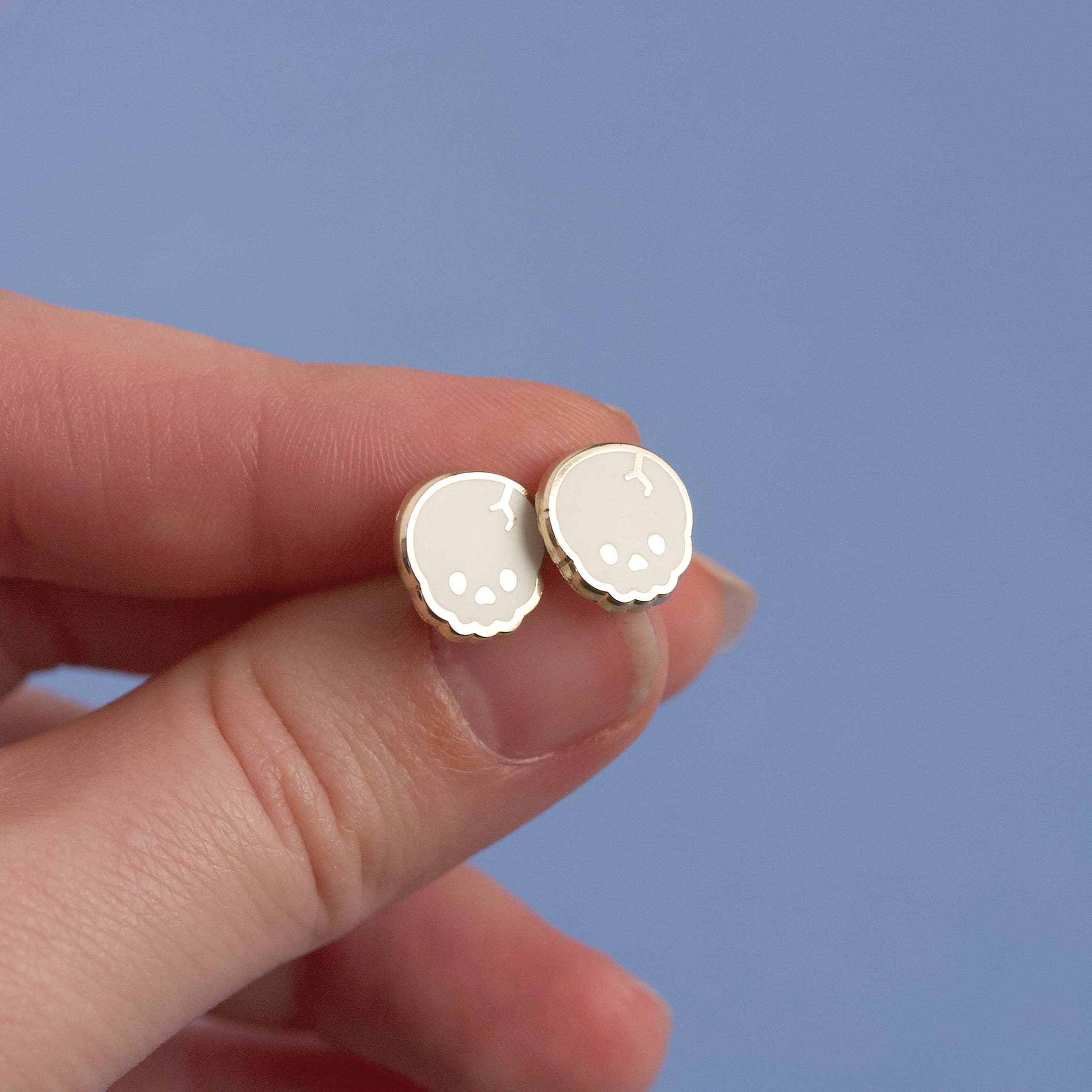 LuxCups Creative - Wholesale Stud/Post Earrings - Skull Earrings4