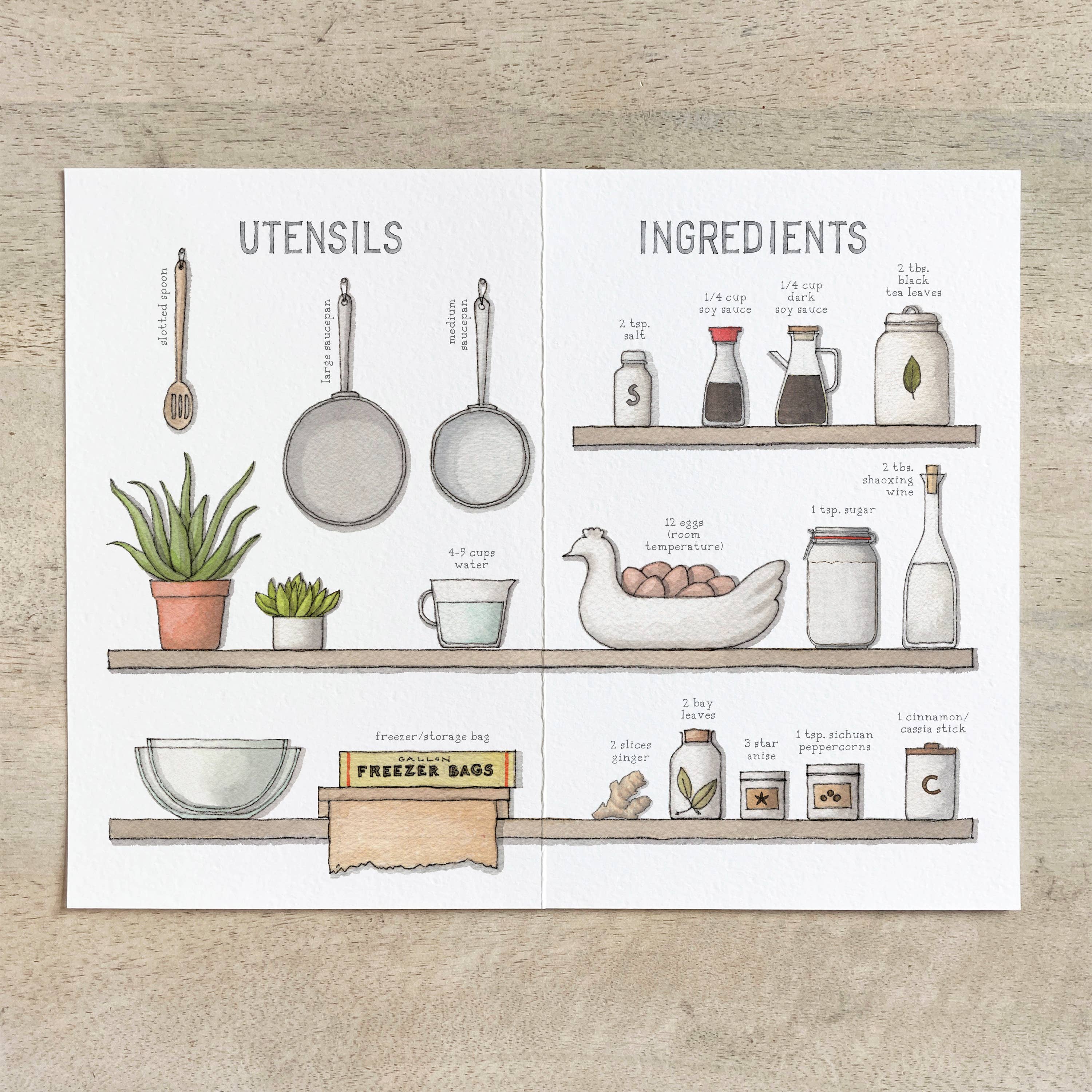 Yeesan Loh - Wholesale Recipe Card - Recipe Card / Chinese Tea Egg2