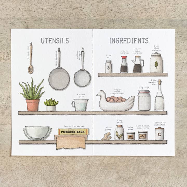 Yeesan Loh - Wholesale Recipe Card - Recipe Card / Chinese Tea Egg2