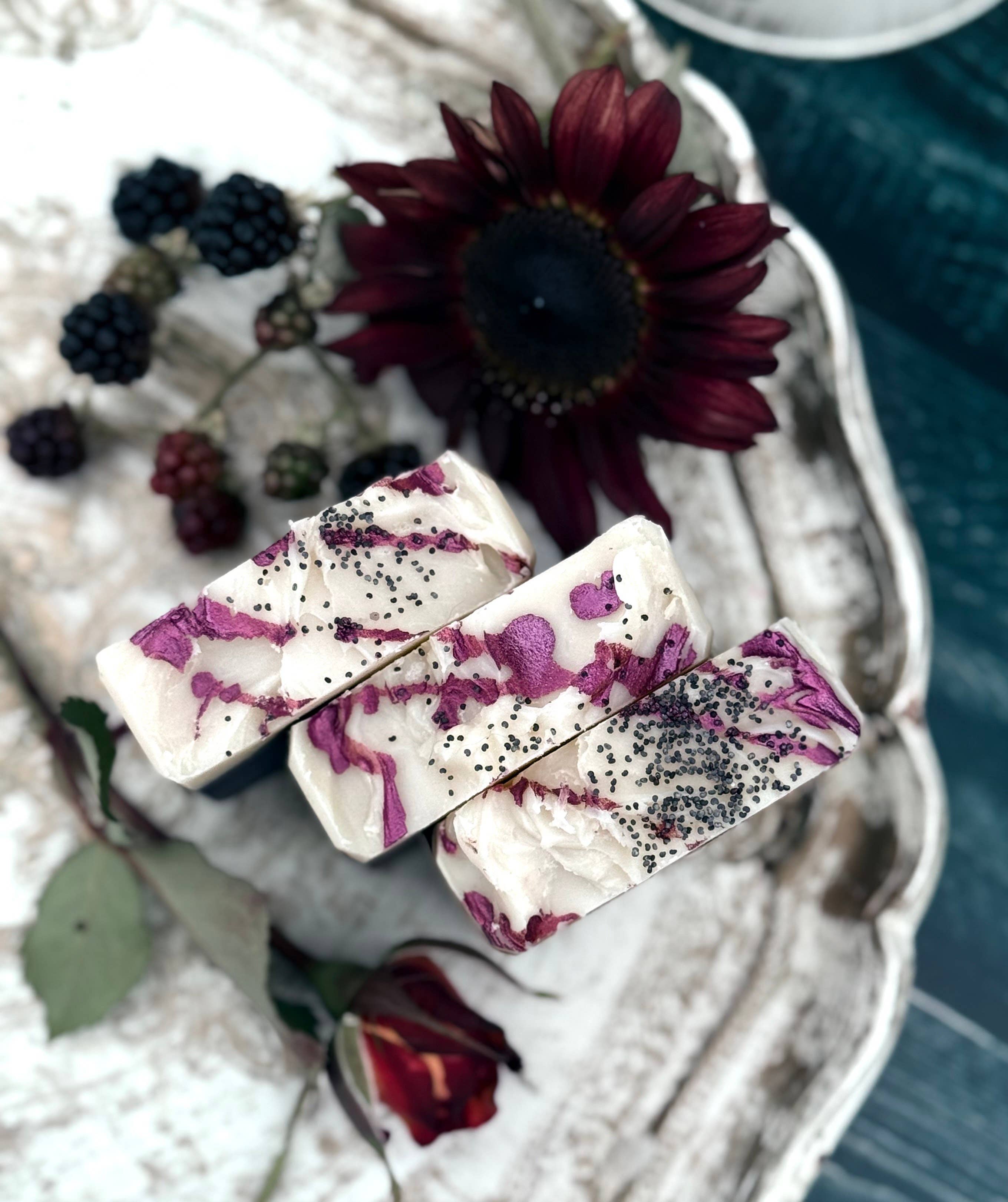 Suds and Sage - Wholesale Bar Soap - Ravenberry | Activated Charcoal Bar2