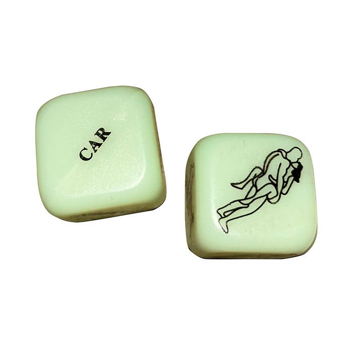 The Diabolical Gift People - Novelty Gifts, Mother's Day - Wholesale Dice - Kama Sutra Glow in The Dark Dice - Sex Gift Valentine's Gift - Novelty Gifts