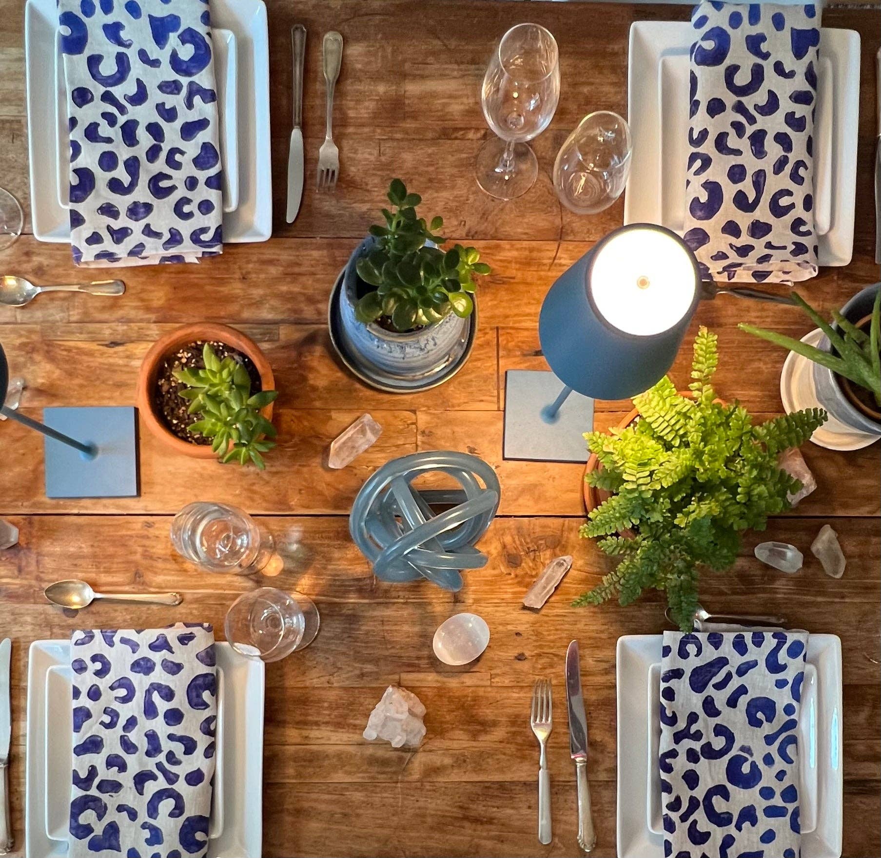 Tulusa – Engroshandel Middags- og stofserviet – På prowl - Cheetah Print Servietter i 6 Farve-måder19