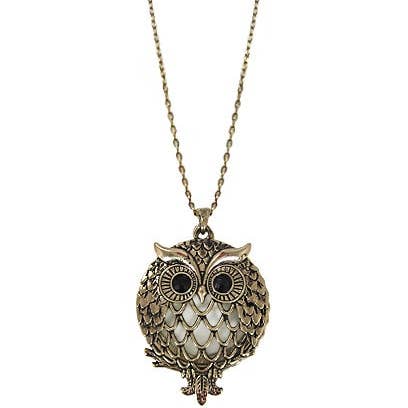 TheTizana - Vente Colliers à pendentif - Aimant coulissant en forme de loupe 6 fois en forme de hibou