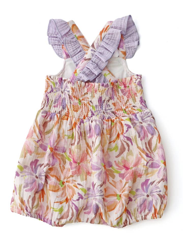With Love for Kids - Wholesale Romper – Child - COTTON MUSLIN Frill Playsuit - KATIE2