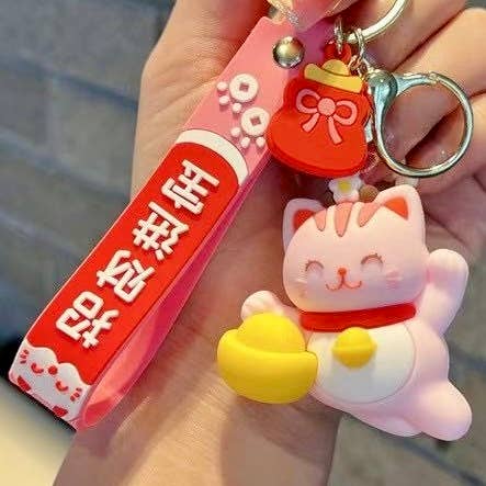 BCmini - Wholesale Keychain - Women's - 12192 Maneki Cat Key Charm-126