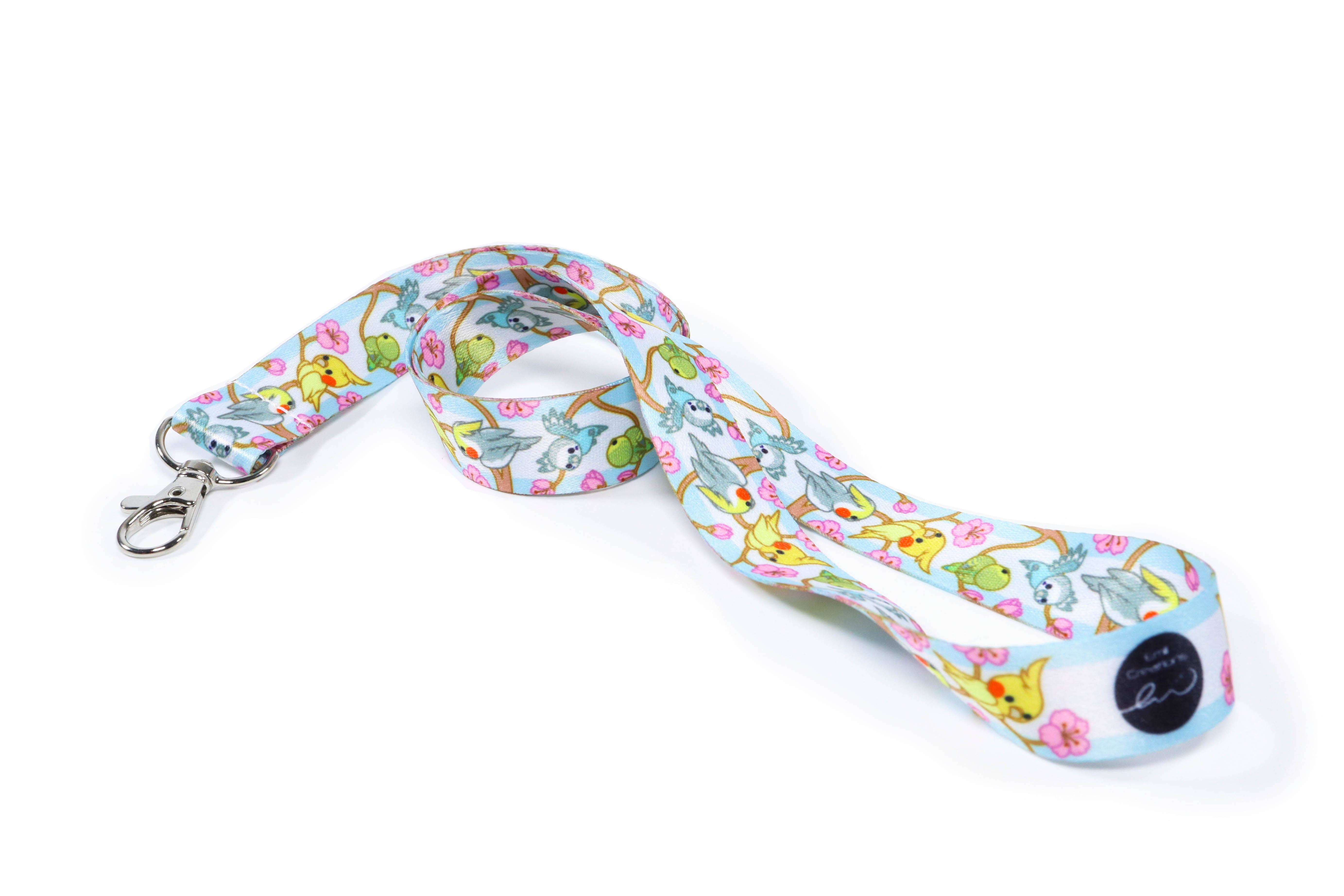 Emii Creations - Wholesale Lanyard - Unisex - Parrot Pattern Lanyard Key & ID Holder2