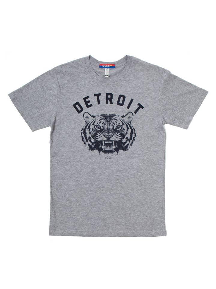 Camiseta Detroit Tiger Cinza Mescla por atacado de Culk
